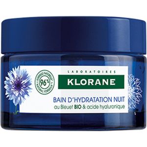 Klorane - Gezicht Korenbloem Nacht Hydra Bad - 50ml - Hydraterende Nachtverzorging