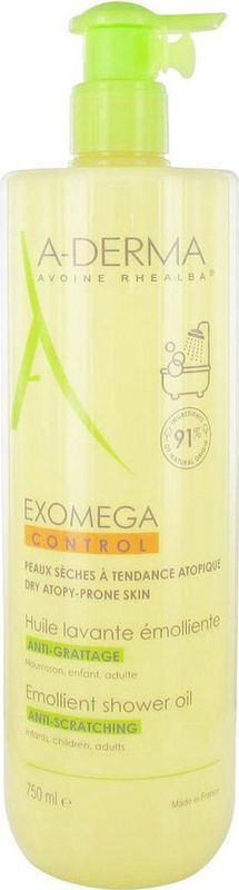 A-Derma Exomega Control - Doucheolie - Bevochtigend - 750 ml