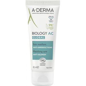 Biology AC Global - Matterende Huidverzorging - Voor Acnegevoelige Huid - Hydraterende Crème