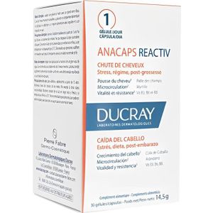 Ducray - Anacaps Reactiv - Voedingssupplement - 30 pc