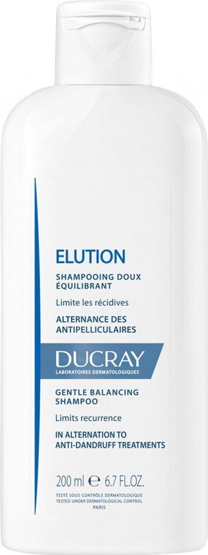 Ducray - Elution - Shampoo - 200 ml - Voor Vrouwen