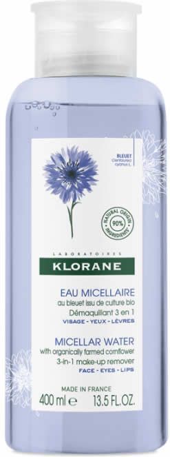 Klorane - 3in1 Micellair Water - Korenbloem - 400 ml - Biologisch