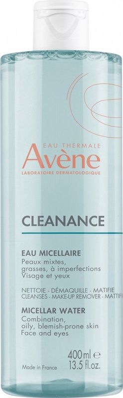 Avene - Cleanance Micellar Water - Gezichtsreiniging - 400 ml - Dames