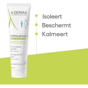 A-Derma - Dermalibour+ - Barrier Insulating Cream - 100 ml - Huidverzorging