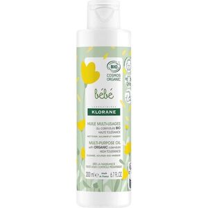Klorane Bebe Bio Multi-Purpose Oil - 200 ml - Biologisch - Hydraterend