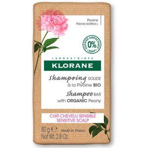 Klorane - Shampoo Bar - Pioenroos - 80g - Vegan