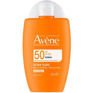 Avène - Sun Ultra Fluid Invisible - Zonnebrand - SPF 50 - 50 ml