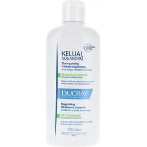 Ducray - Kelual Squanorm - Shampoo - 400ml - Voor Vet Haar