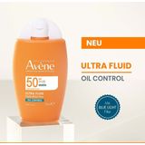 Zonnebrand - Ultra Fluide OIL CONTROL SPF50 - Bescherming tegen UVB UVA HEV-blauw licht - Waterresistent
