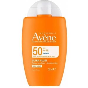 Zonnebrand - Ultra Fluide OIL CONTROL SPF50 - Bescherming tegen UVB UVA HEV-blauw licht - Waterresistent