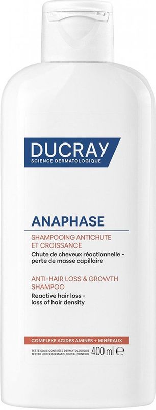 Ducray - Anaphase - Shampoo tegen Haaruitval - 400 ml - Voor Mannen