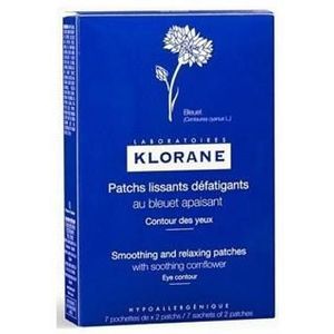 Klorane Pads Ogen Bleuet Patchs Yeux Lissants & Défatigants