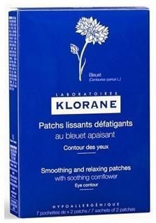 Klorane Pads Ogen Bleuet Patchs Yeux Lissants & Défatigants