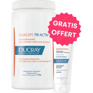 Ducray Anacaps Tri-activ Caps 90 + Gratis Anaphase shampoo 100ml