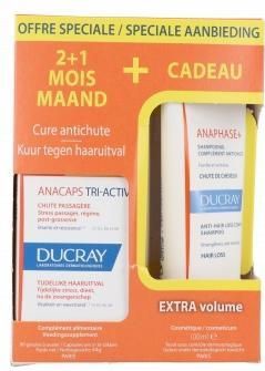 Ducray Anacaps Tri-activ Caps 90 + Gratis Anaphase shampoo 100ml