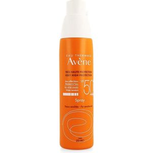 Avène Sun Protection Spf 50+ Spray - Zonnebrand - 200 ml