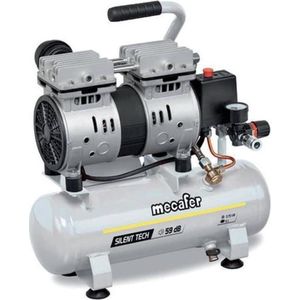 MECAFER - Compressor - Grijs - 6 L - 230 V - EU Plug
