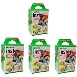 10/20/40/60/80/100 vellen Instax mini 11/9 films witte rand, 3 inch brede film voor instant camera - 10 vellen [80 vellen]
