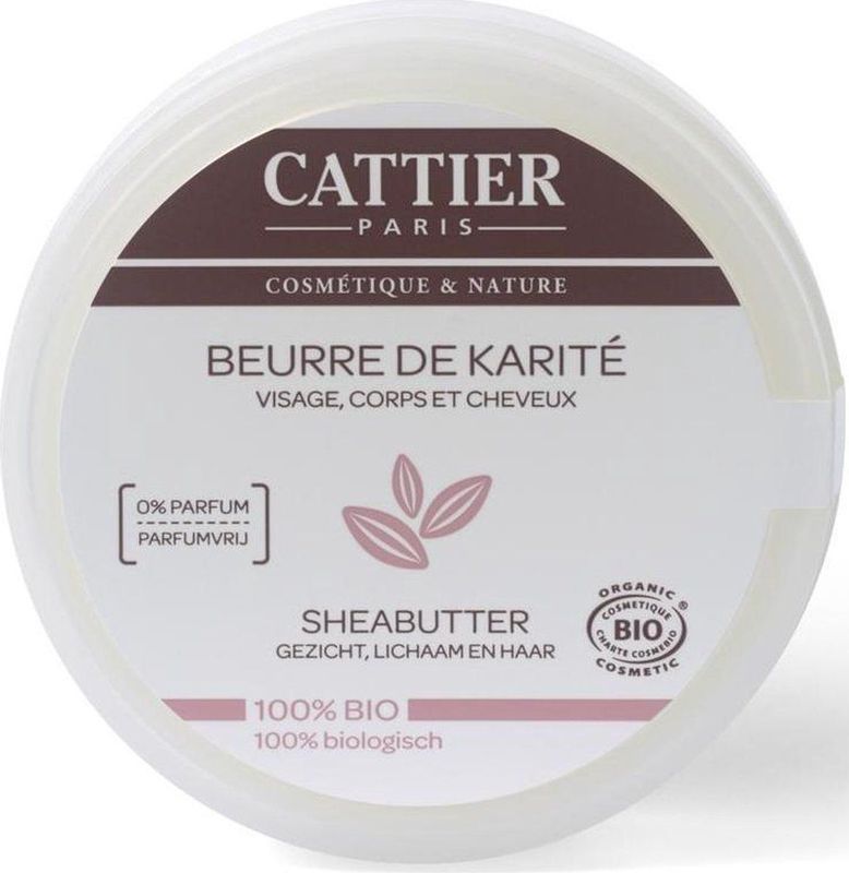 Cattier - Sheabutter - 100% Biologisch - Voedend en Hydraterend