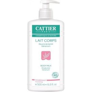 Cattier - Nourishing Bodylotion - Sheabutter - Geranium - 500ml