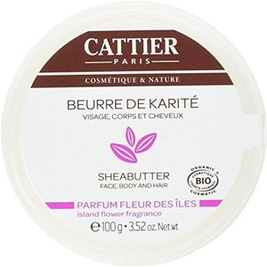 Cattier Shea Butter Organic Fleur des Îles Geur 100 g