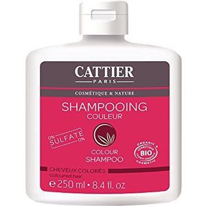 Cattier Shampoo - Gekleurd Haar - Sulfaatvrij - Rijstextract