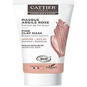 Cattier - Biologisch Roze Kleimasker - 30 ml - Voor de Gevoelige Huid