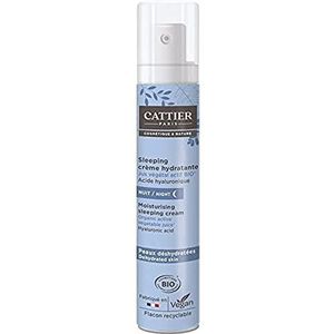 CATTIER - Vochtinbrengende nachtcrème – voor gedehydrateerde huid – biologisch actief plantaardig sap – 50 ml