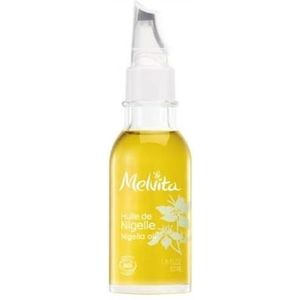 Melvita Biologische Nigelle Olie Purifie, Vegan Precisie-applicatorfles, 50 ml