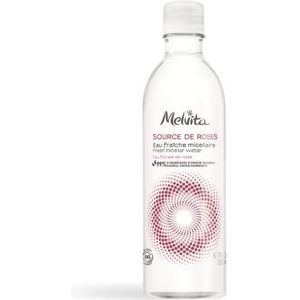 Melvita - Fris Micellair Water Source de Roses - Veganistische formule van 99% natuurlijke oorsprong - Biologisch gecertificeerd - Reinigt en verwijdert voorzichtig make-up - Gevoelige huid - 200ml