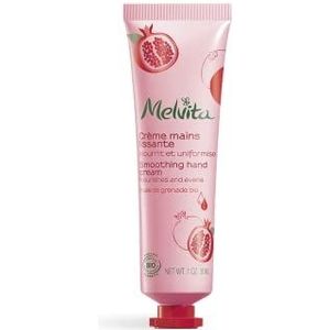 Melvita – Gladde handcrème – voedt en beschermt – 99% natuurlijk – biologisch gecertificeerd – veganistische formule – voor rijpe handen – tube 30 ml