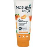 Naturé Moi Na shampoo zonder voedend sulfaat, repareert droog haar, beschadigd abrikoos, biologische sesamolie, 98% natuurlijke oorsprong, 200 ml