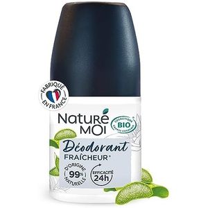 Naturé Moi - Deodorant Roll-on – werkzaamheid 24 uur – deodorant voor mannen met biologische aloë vera en magnesium – frisse geur – 99% natuurlijke oorsprong – 50 ml – gemaakt in Frankrijk
