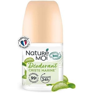 Naturé Moi - Deodorant Roll-on – werkzaamheid 24 uur – deodorant voor dames met biologische aloë vera en magnesium – parfum criste marine – 99% natuurlijke oorsprong – 50 ml – gemaakt in Frankrijk