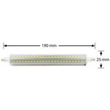 Groenovatie LED Lamp R7S Fitting - 15W - 25x190 mm - 360º - Dimbaar - Warm Wit