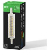 Groenovatie LED Lamp R7S Fitting - 10W - 16 x 118 mm - 360º - Dimbaar - Warm Wit