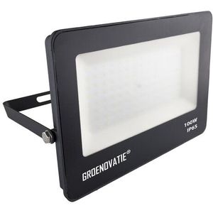 Groenovatie LED Breedstraler - 100W - Waterdicht IP65 - 324x265x39 mm - Neutraal Wit