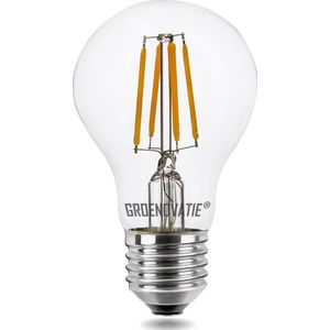 Groenovatie LED Filament Lamp E27 Fitting - 4W - 106x60 mm - Extra Warm Wit - Dimbaar