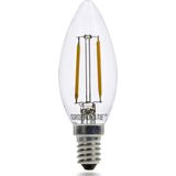 Groenovatie LED Filament Kaarslamp E14 Fitting - 2W - Extra Warm Wit - 98x35 mm - Dimbaar