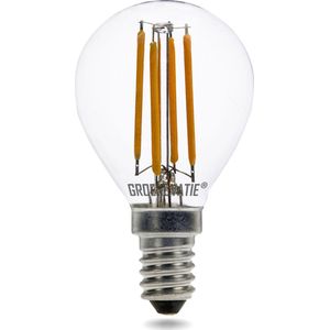E14 LED Filament Kogellamp 4W Extra Warm Wit Dimbaar
