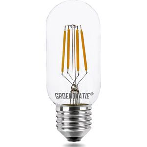 Groenovatie LED Filament Buislamp - 4W - E27 Fitting - 111x45 mm - Extra Warm Wit - Dimbaar