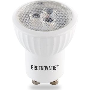 Groenovatie LED Spot - 3W - GU10 Fitting - Warm Wit - Dimbaar - 35mm