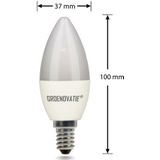 Groenovatie LED Kaarslamp E14 Fitting - 4W - 118x38 mm - Warm Wit