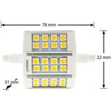R7S LED Lamp - Warm Wit - 5W - 78mm