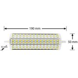 Groenovatie LED Lamp R7S Fitting - 18W - 189x54x31 mm - Warm Wit