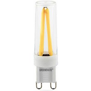 Groenovatie LED Filament Lamp G9 Fitting - 3W - 60x16 mm - Dimbaar - Warm Wit
