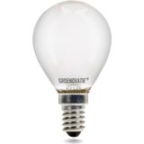Groenovatie LED Filament Kogellamp E14 Fitting - 2W - Extra Warm Wit - 78x45 mm - Dimbaar - Mat