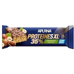 apurna crunchy xl hazelnut high protein bar 80g
