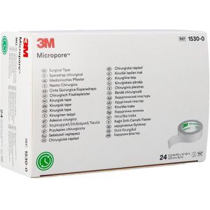 Micropore 1,25cm x 9,1m 24 stuks