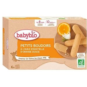 Babybio - Biologische Babyvoeding - Babykoekjes met Sinaasappelsmaak - 120 g